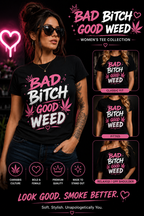 Bad Bitch Good Weed T-Shirt
