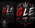 G.L.E. T-Shirt (Red/Blk)